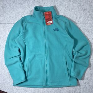 New North Face Khumbu 2 Jacket Women Large Full Zip Pyle Fleece Hunting Teal